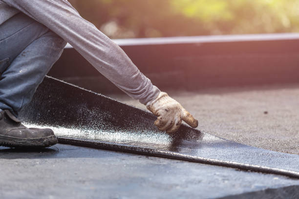 Professional Emergency Waterproofing technician working in Spencerville, IN